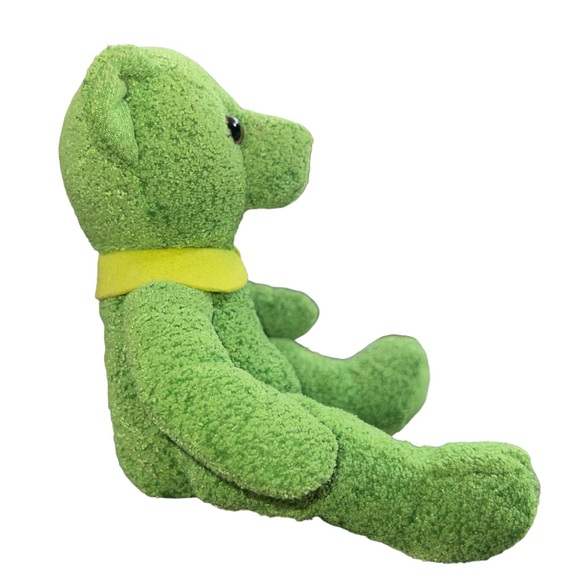 Russ Brady Irish Green Emerald Plush Bear Shamrock St Patrick’s Teddy Chamois - Picture 6 of 6